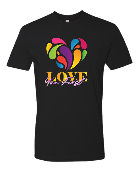 Love You First Heart Burst T-shirt