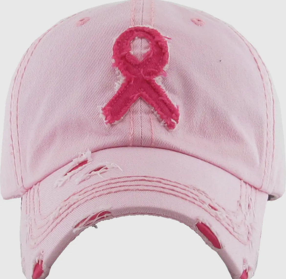 Breast Cancer Distressed Cap